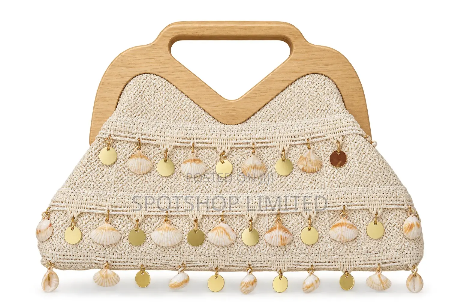 Cream Woven Bag