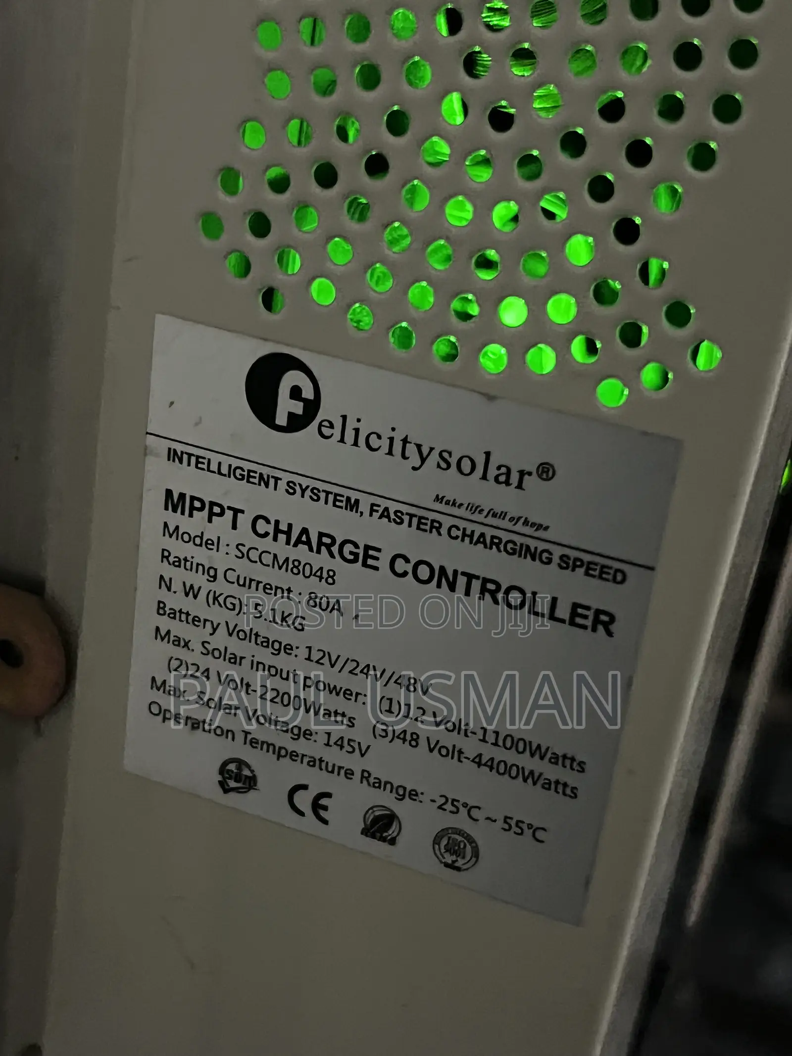 80a MPPT Felicity Charge Controller