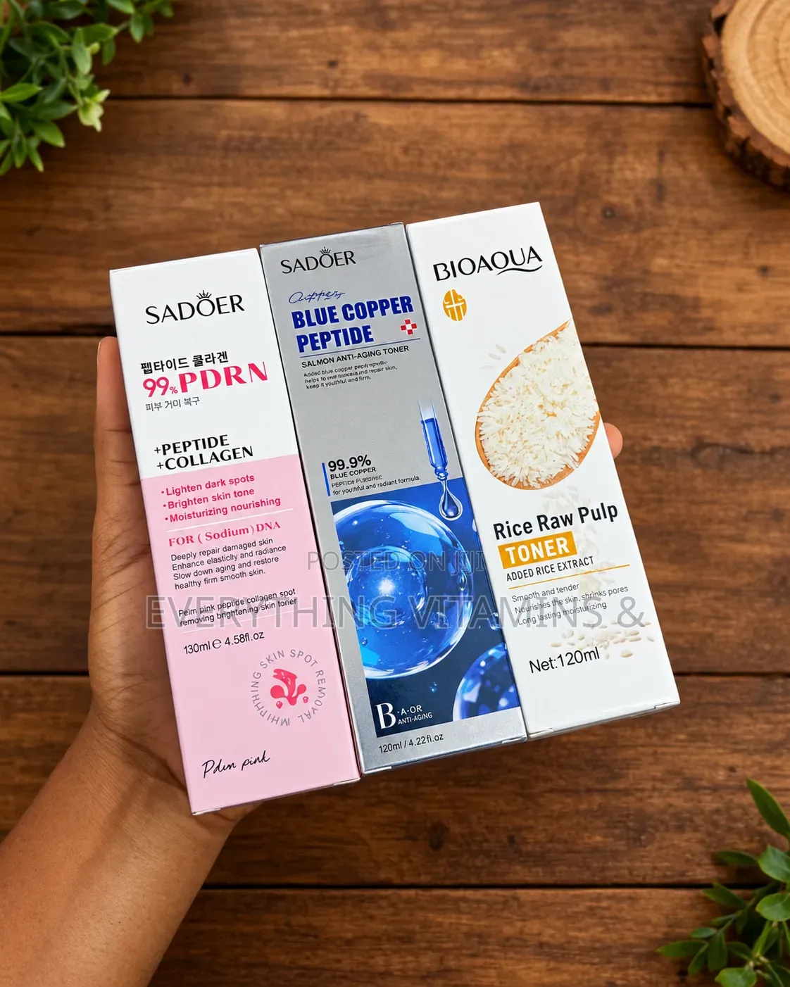 Affordable PDRN, Rice and Blue Copper Peptide Toners