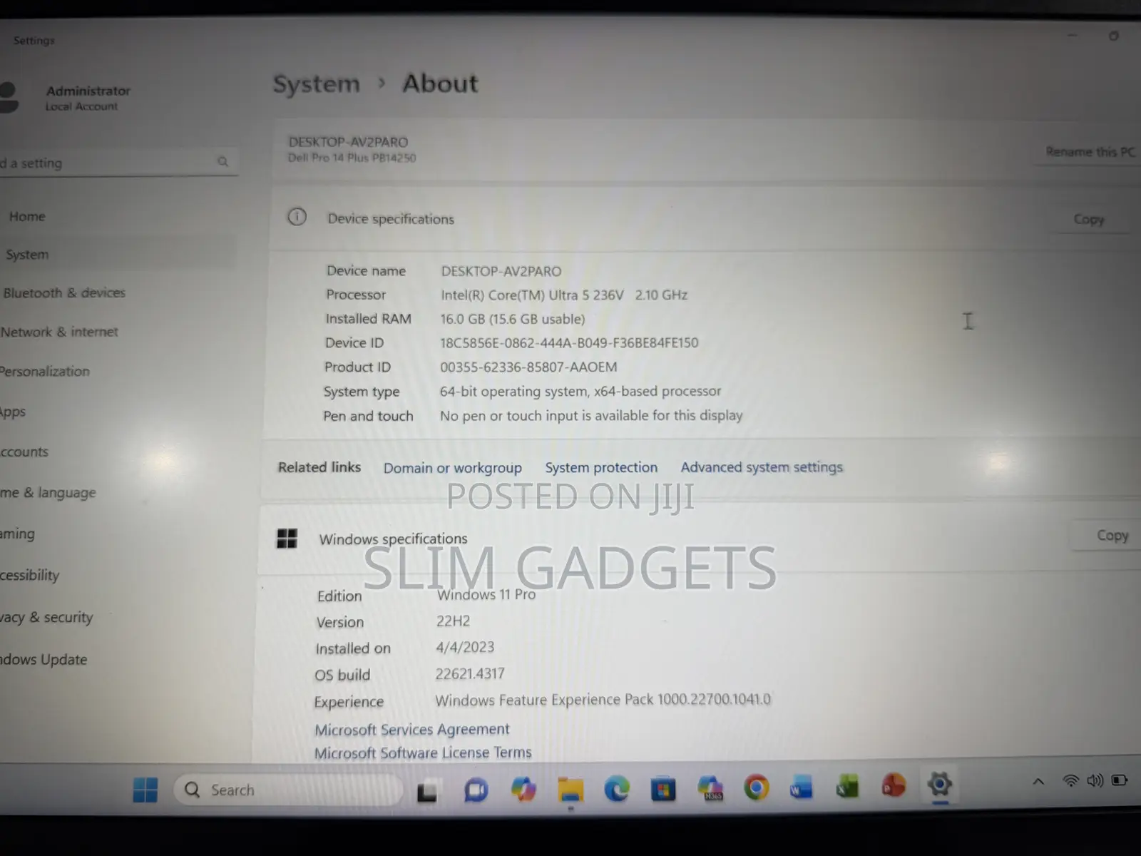 Laptop Dell Pro Plus 14 16GB Intel Core Ultra 5 SSD 512GB