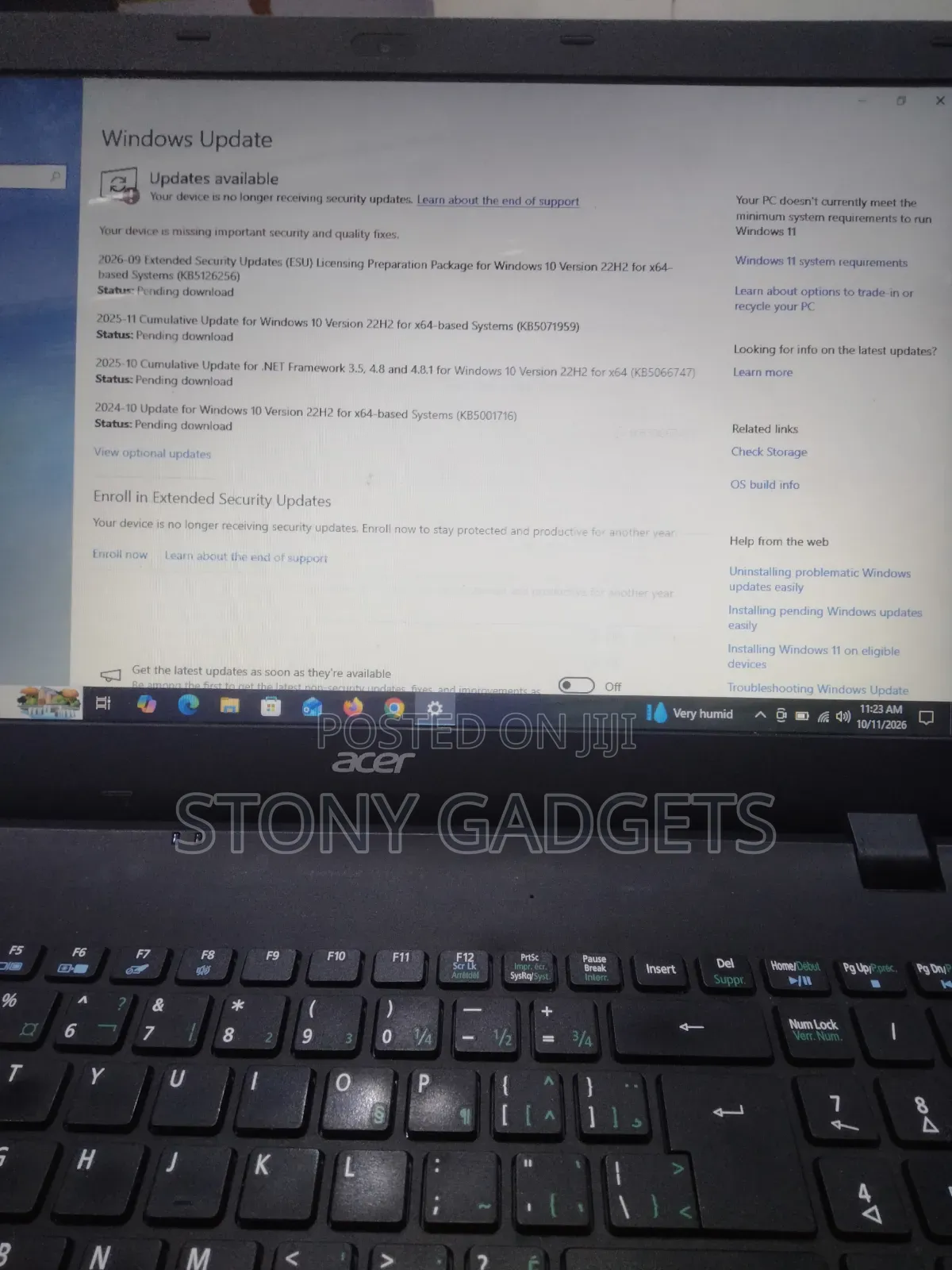Laptop Acer Aspire E15 8GB Intel Pentium HDD 500GB