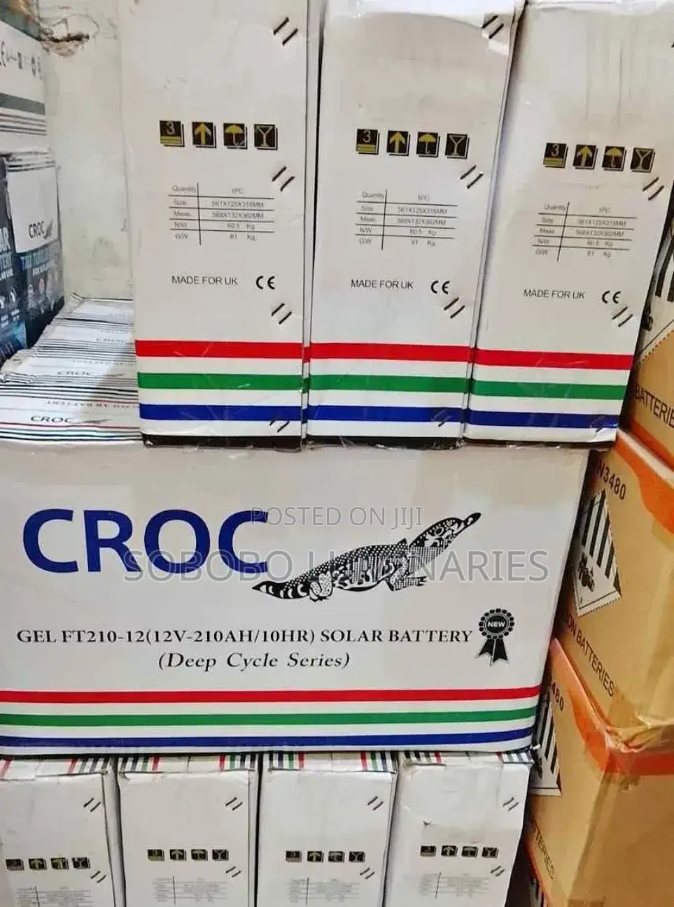 Croc 210ah 12v Dry Cell Battery