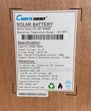 20Kwh 48v Lithium Battery