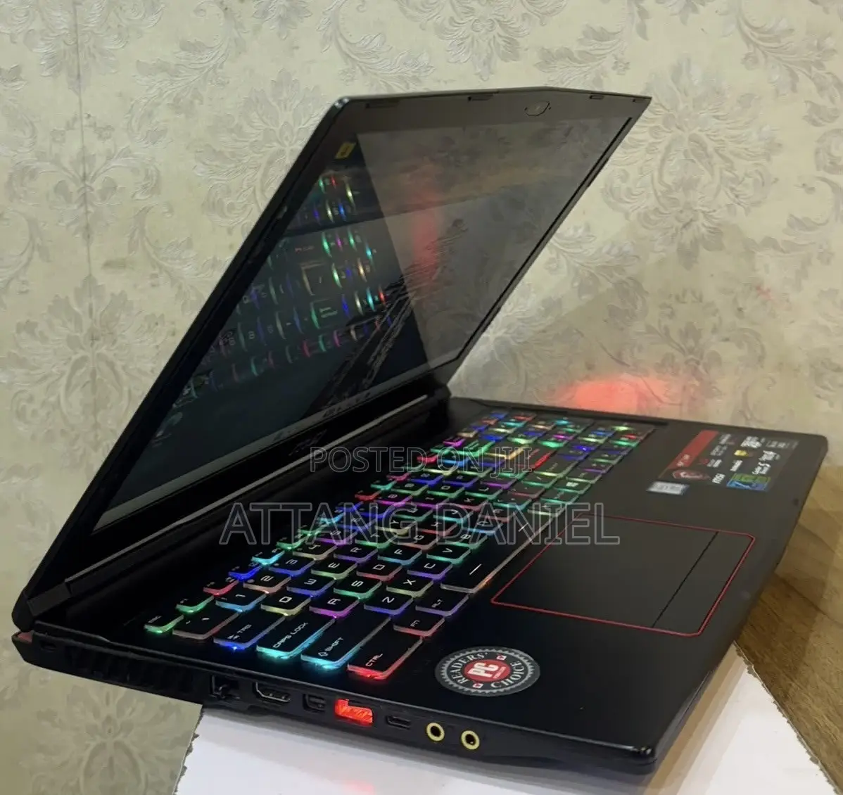 Laptop MSI GX633 16GB Intel Core i7 SSD 512GB