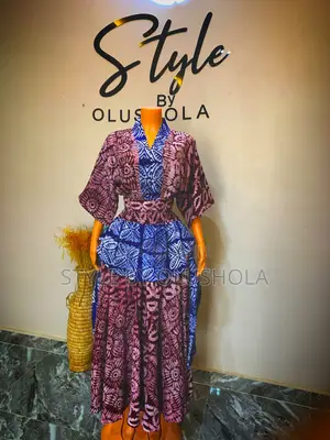 Adire Crepe Two Piece