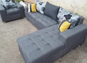 Ash Colour L Shape Sofa
