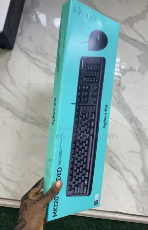Logitech Wire Keyboard With Mouse