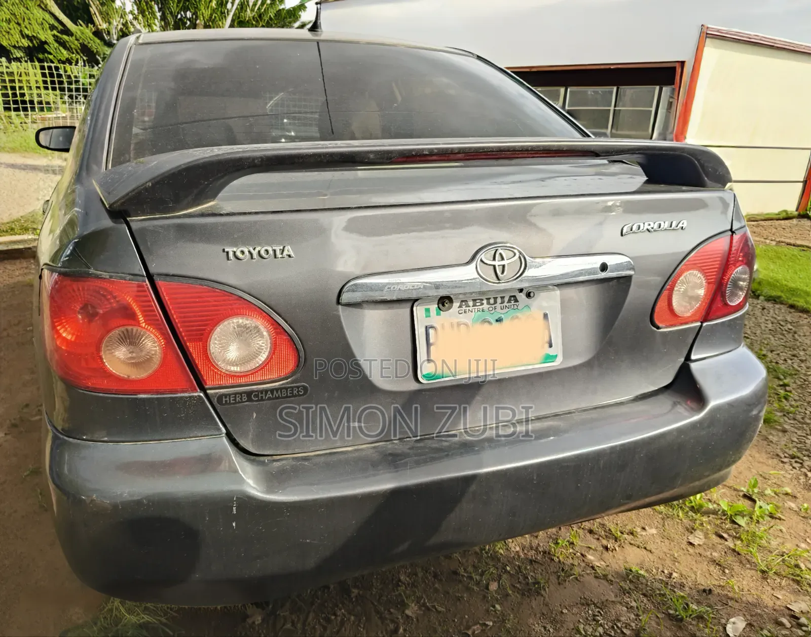 Toyota Corolla Sedan 2003 Gray