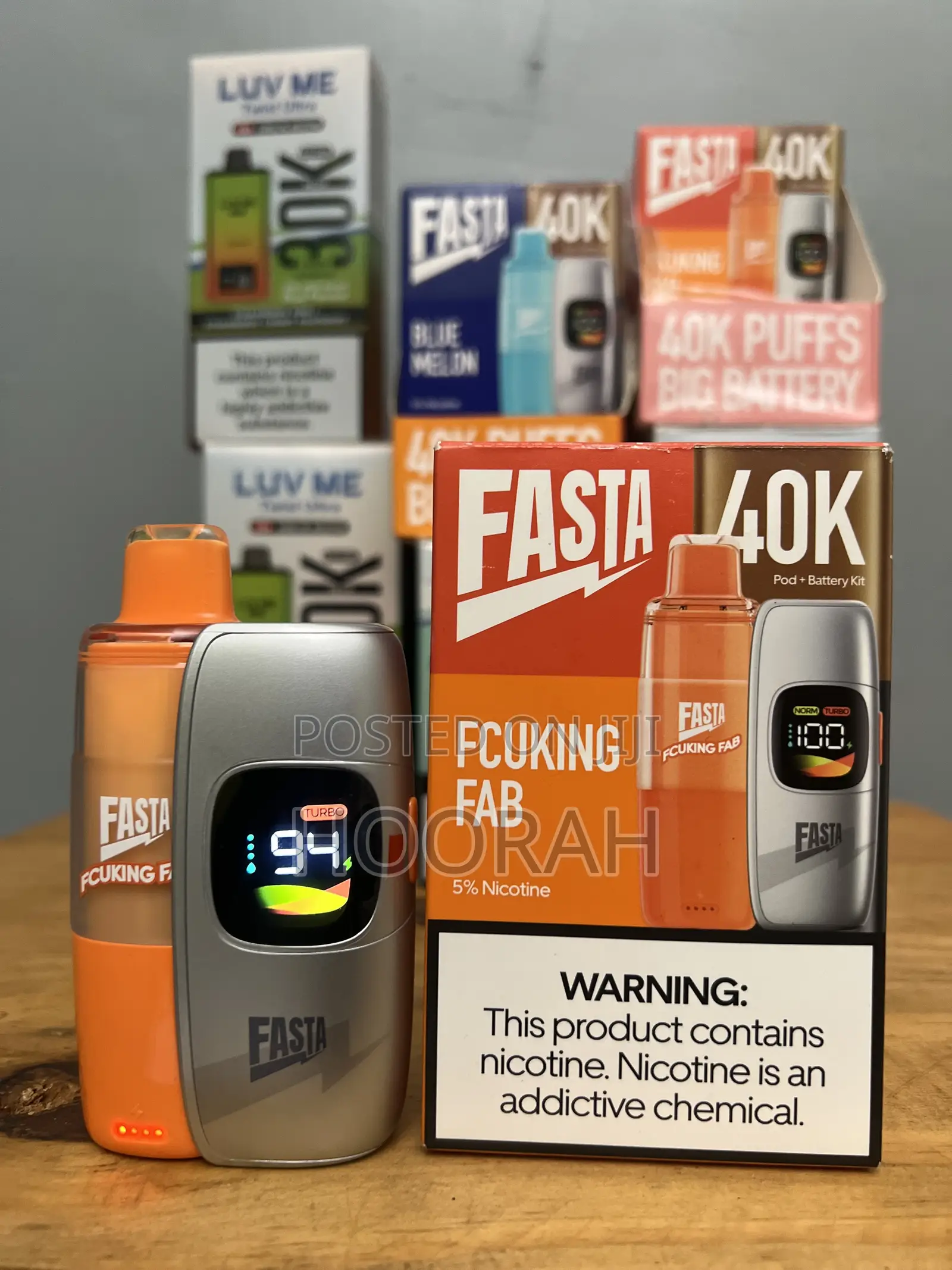 Fasta 40k Puffs Refillable Vape