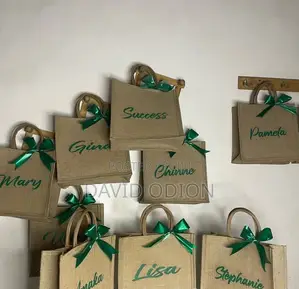 Jute Plain Bag Per Dozen
