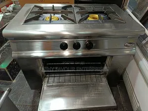 2 Burner With Gas Oven Industrial
