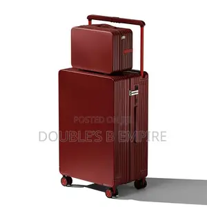* Carry-on Password Lock Suitcase* Available in Black/Wine Colour
