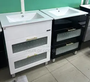 Modern Bathroom Vanity Cabinet With Ceramic Sink