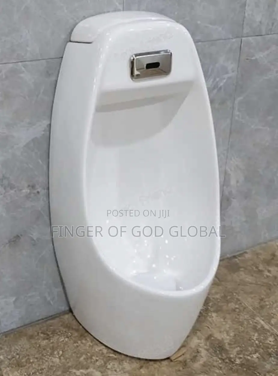 Automatic Sensor Urinal – White Ceramic Wall-Mounted Urinal