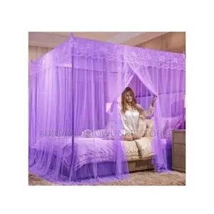 Luxury 4 Pole Mosquito Net - Purple