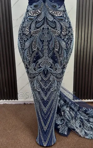 Luxury Handbeaded Lace 
With Crystal Stone