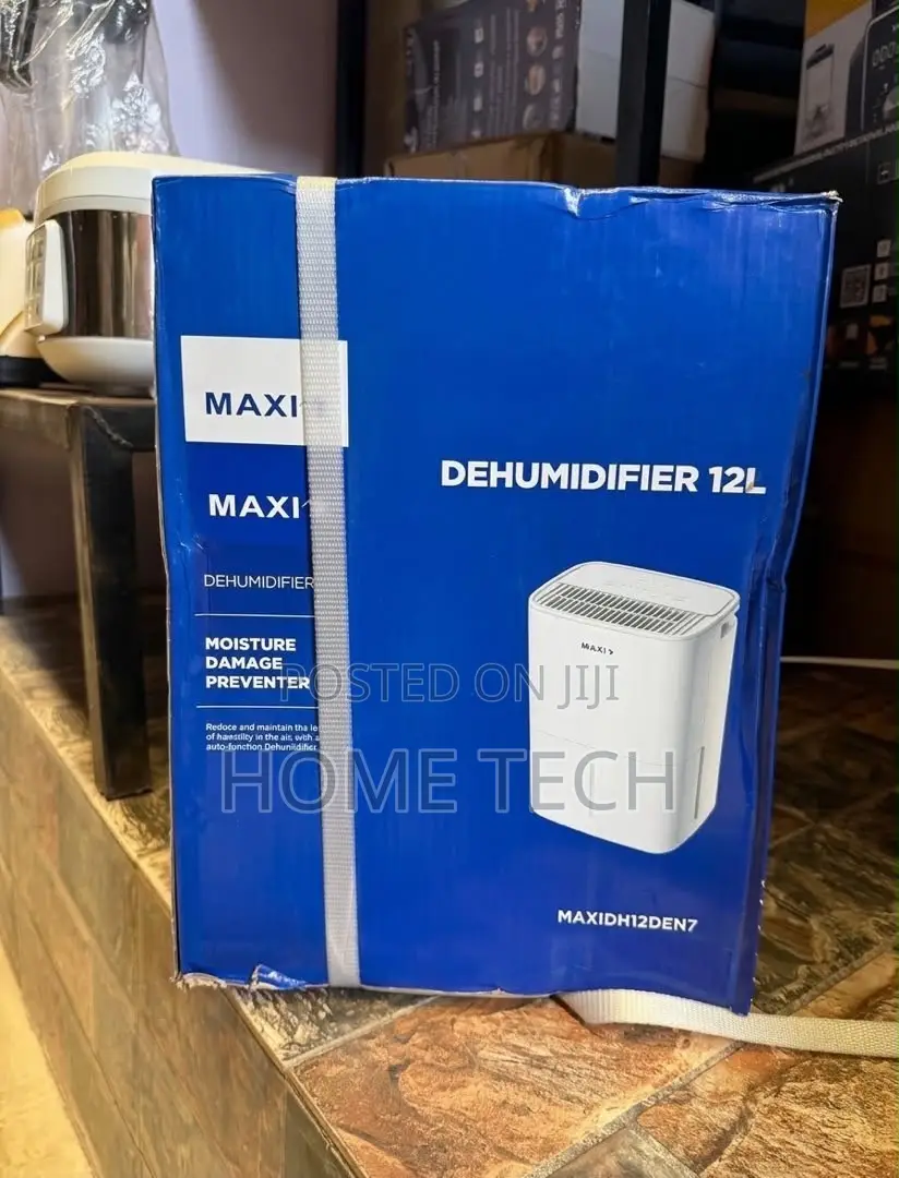 Maxi 12L Smart Dehumidifier 300W With Timer Controls – MAXIDH12DEN7