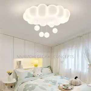 Modern Creative Circular Cloud Acrylic LED Ceiling Lamp Living Room