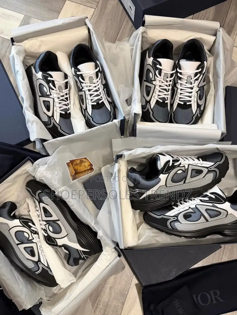 C-Dior B30 Reflective Sneakers | Technical Mesh & Modern Style