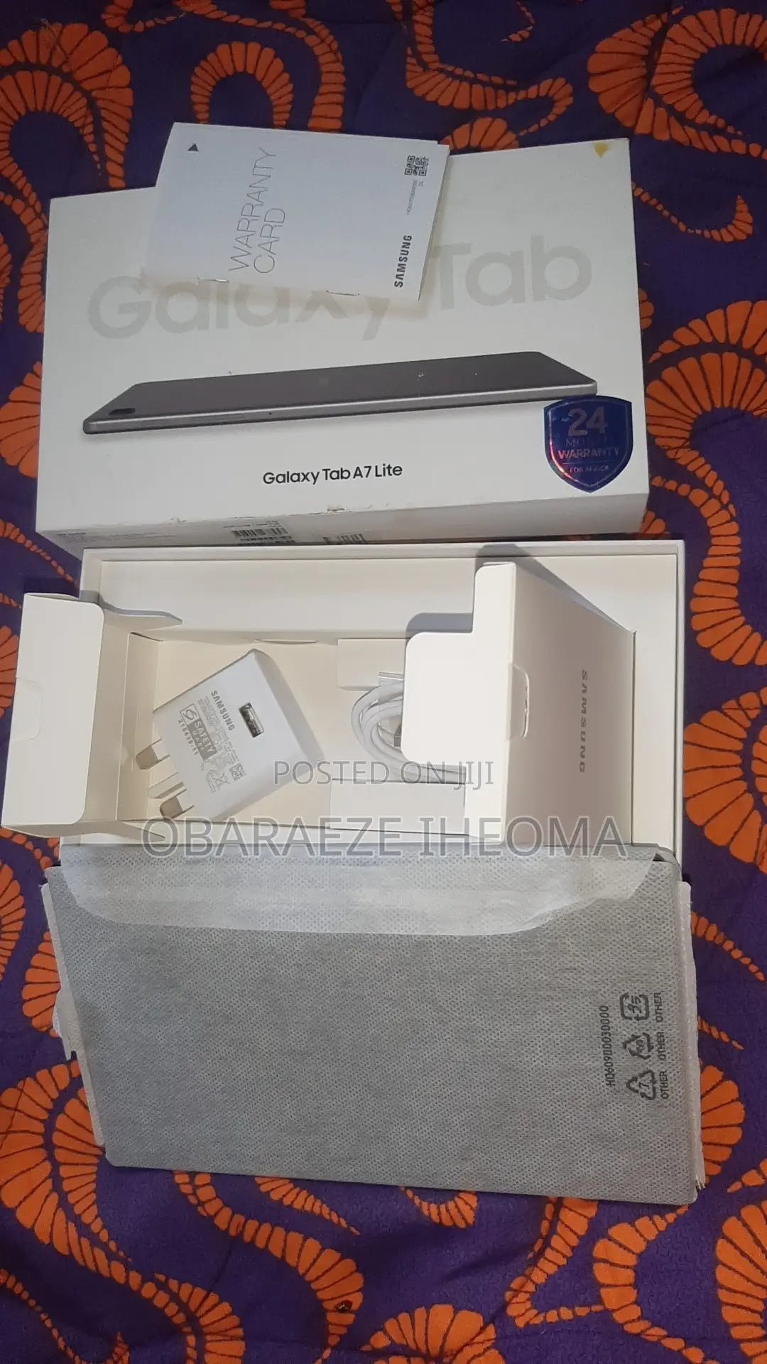 New Samsung Galaxy Tab A7 Lite 32 GB Black
