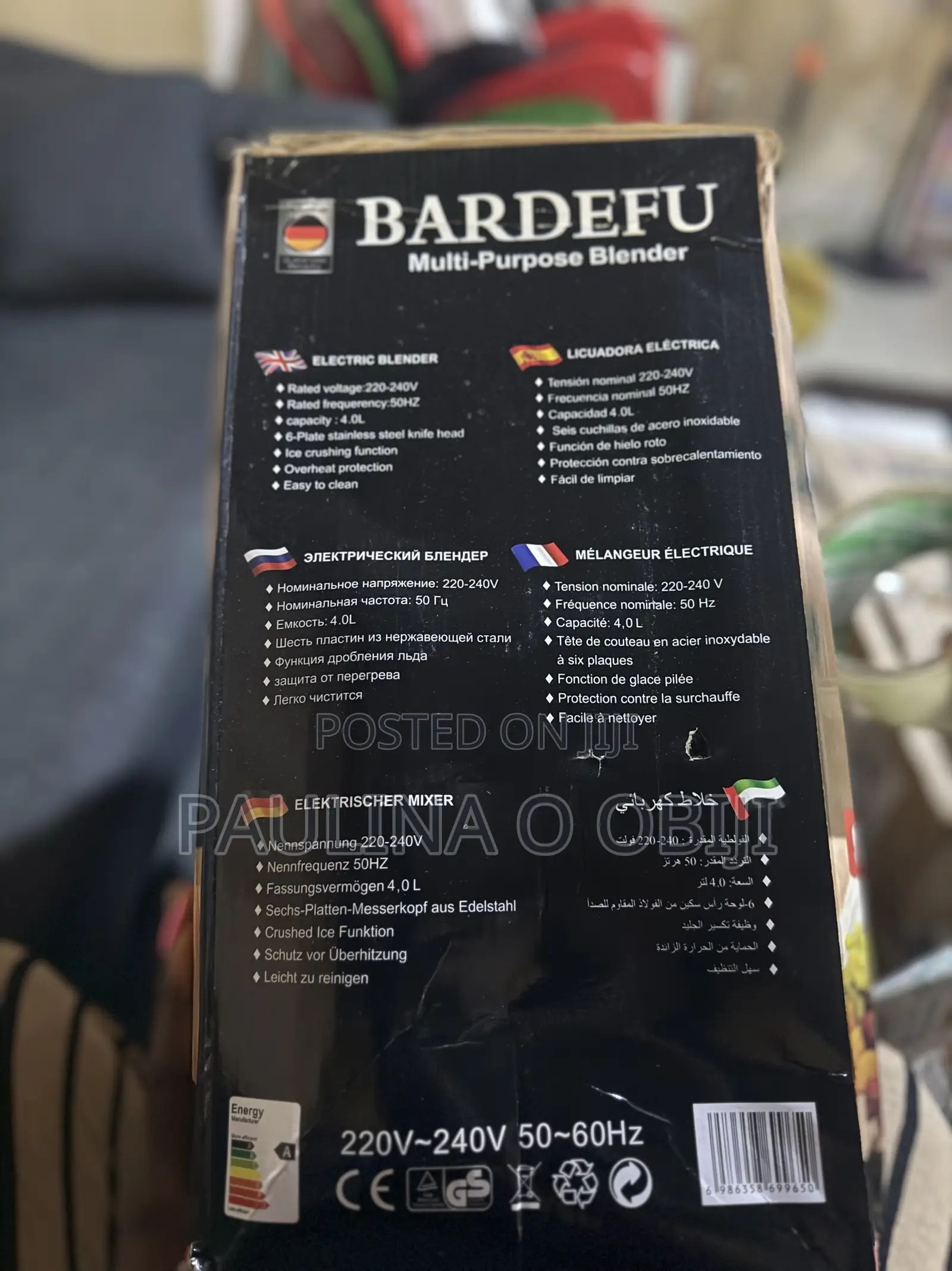 8 in 1 Multi Purpose Blender
