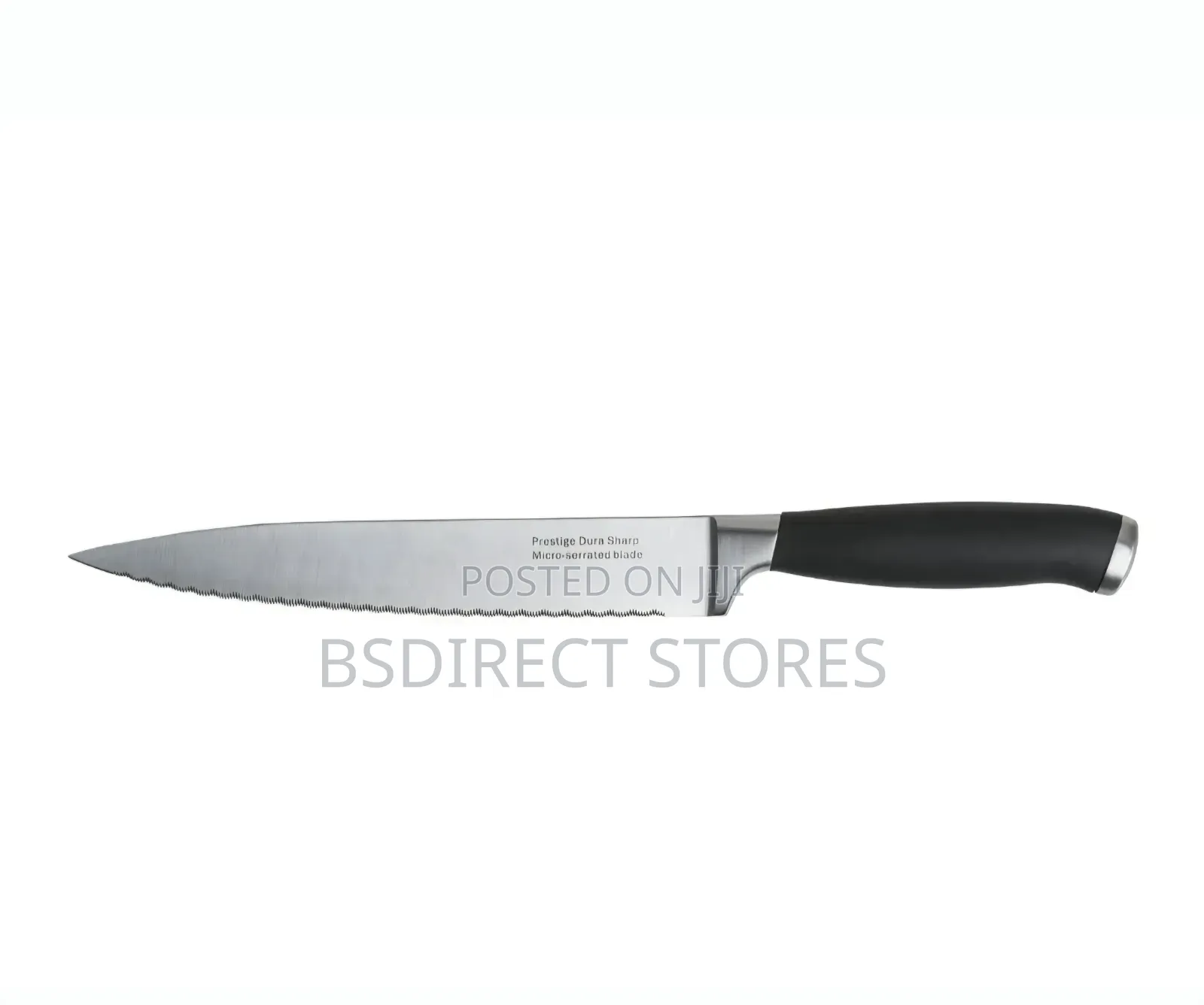 Prestige Dura Sharp Slicer Knife 8'' With Soft Touch Non- Slip Handles