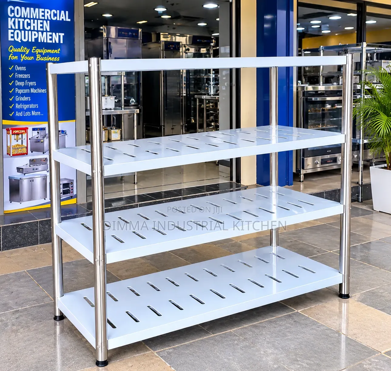 5ft Perforated Stainless Rack