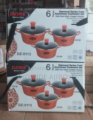 6pcs Granite Cookware Set