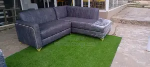 Grey L-Shaped Sofa