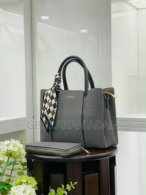 Chrisbella Scarf Accent Tote Bag