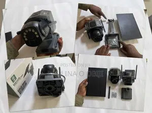 V380 Wireless Smart Solar Bullet-Dome, Security Camera