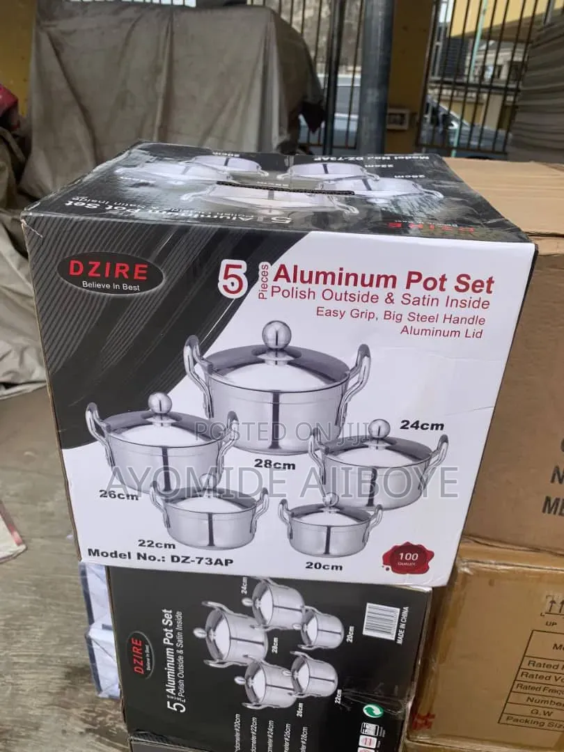 5pcs Aluminum Pot Set