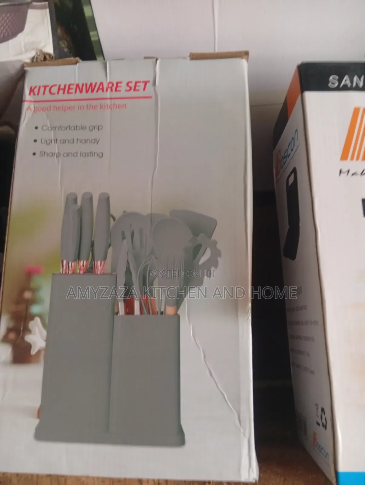 19-Piece Silicone Kitchen Utensil and Knife Combo Set