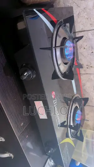 Binatone 2 Burner Glass Top Table Gas Cooker - Neatly Used