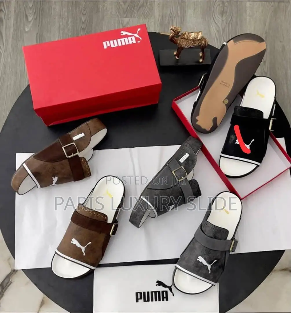 Puma Suede Chunky Clog Mules - Slingback Designer Crogs - Boxed