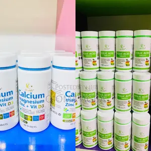 Calcium, Mag and Zinc and Folic Acid Strictly Wholesale (MOQ 20 Pieces