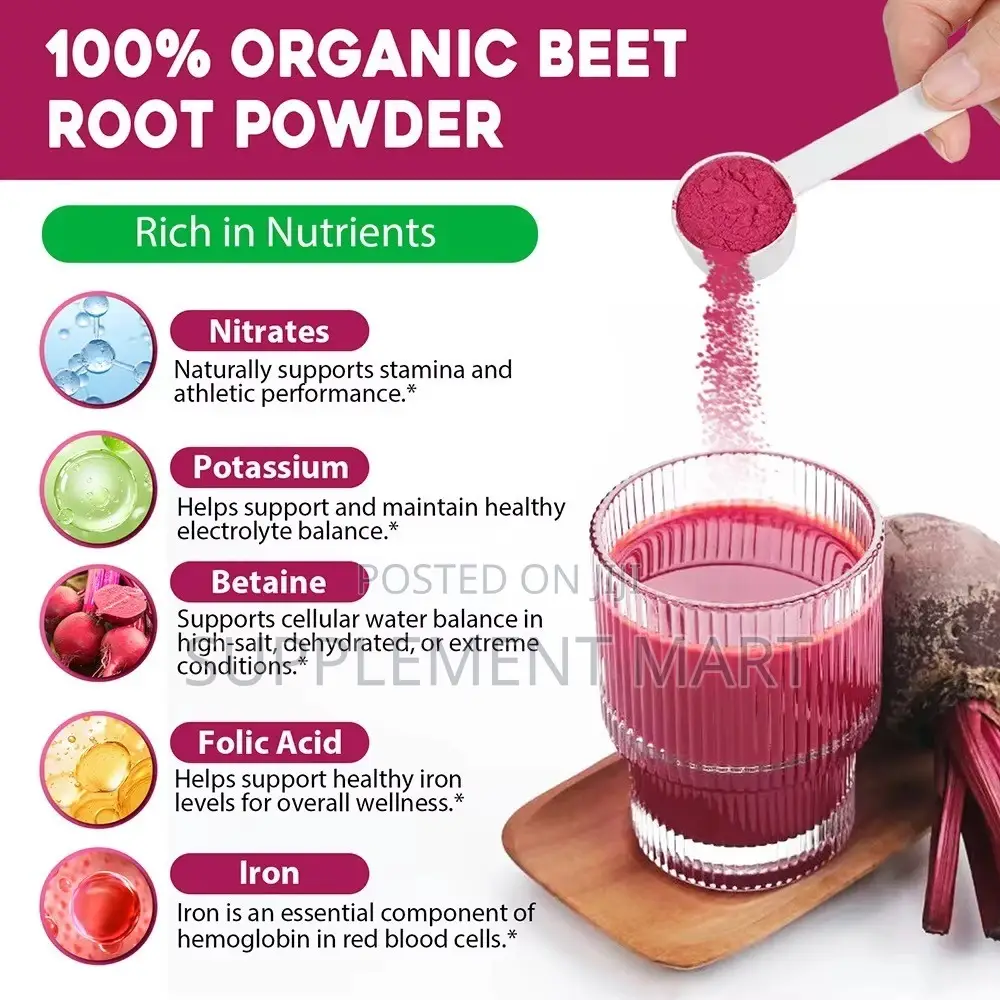 Organic Beet Root Powder – 227G