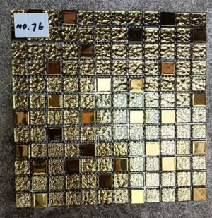 30x30 Golden Mosaic, Pillars, Fence,TV Console,Bar,Kitchen,Toilet Etc