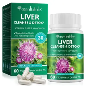 Liver Cleanse & Detox With Milk Thistle & Dandelion X 60 Capsules