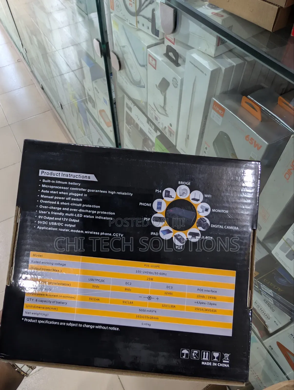 Kvron 10400Mah Mini DC UPS