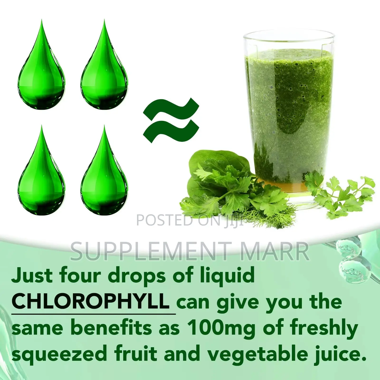 Liquid Chlorophyll 60ml 2FL.OZ