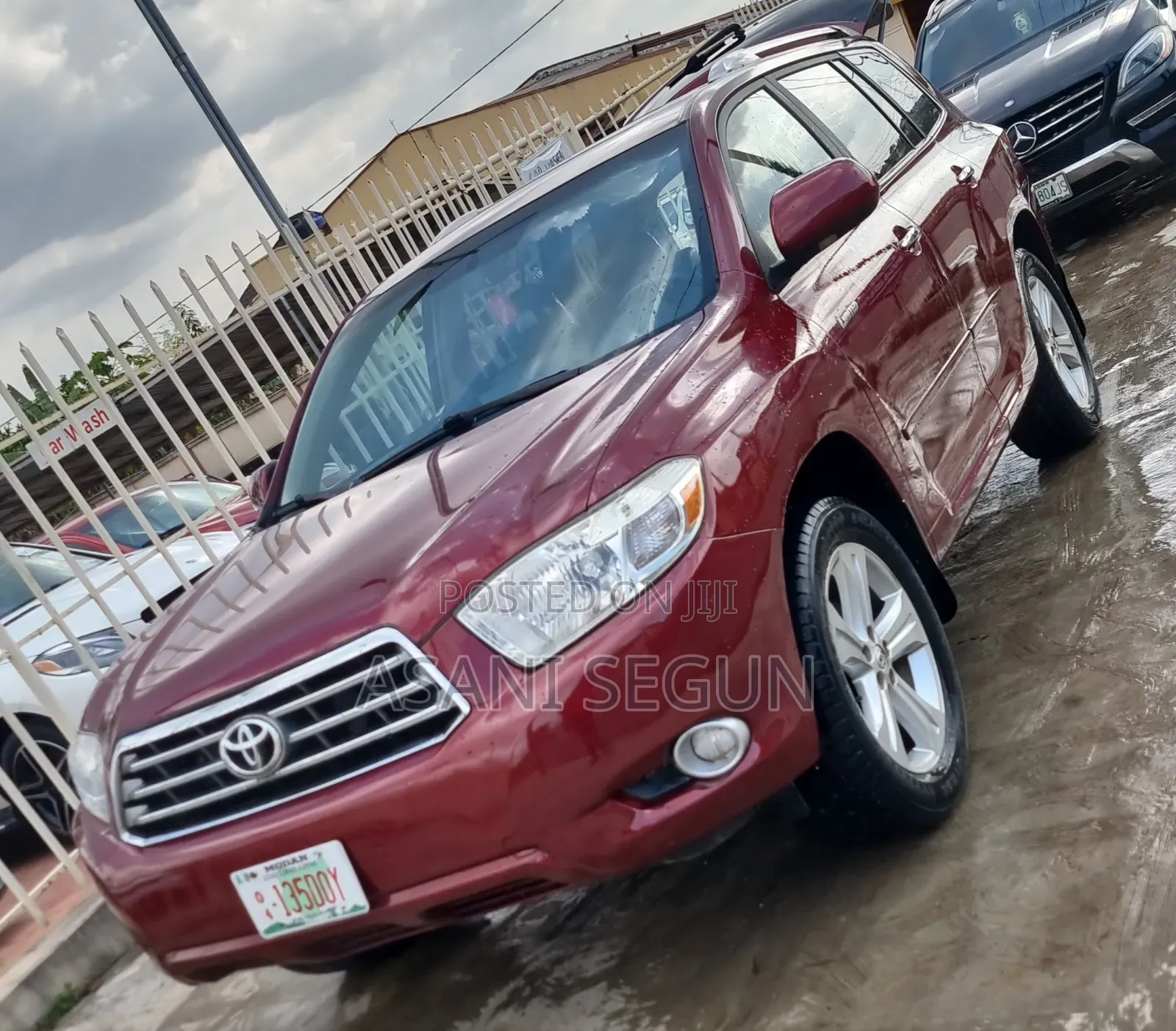 Toyota Highlander 2011 Burgundy