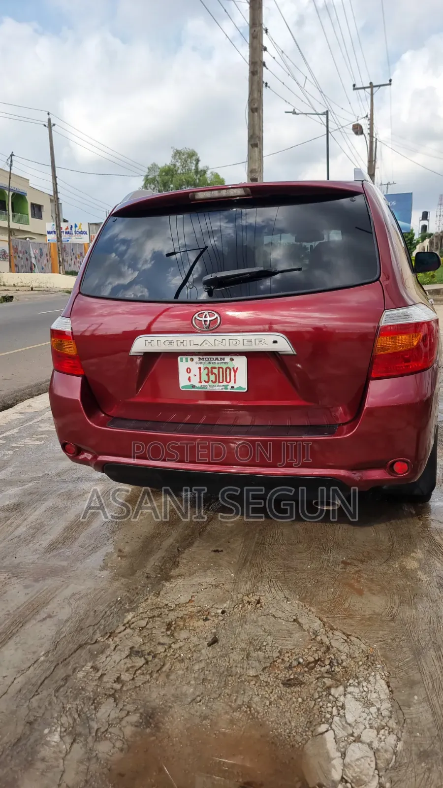 Toyota Highlander 2011 Burgundy