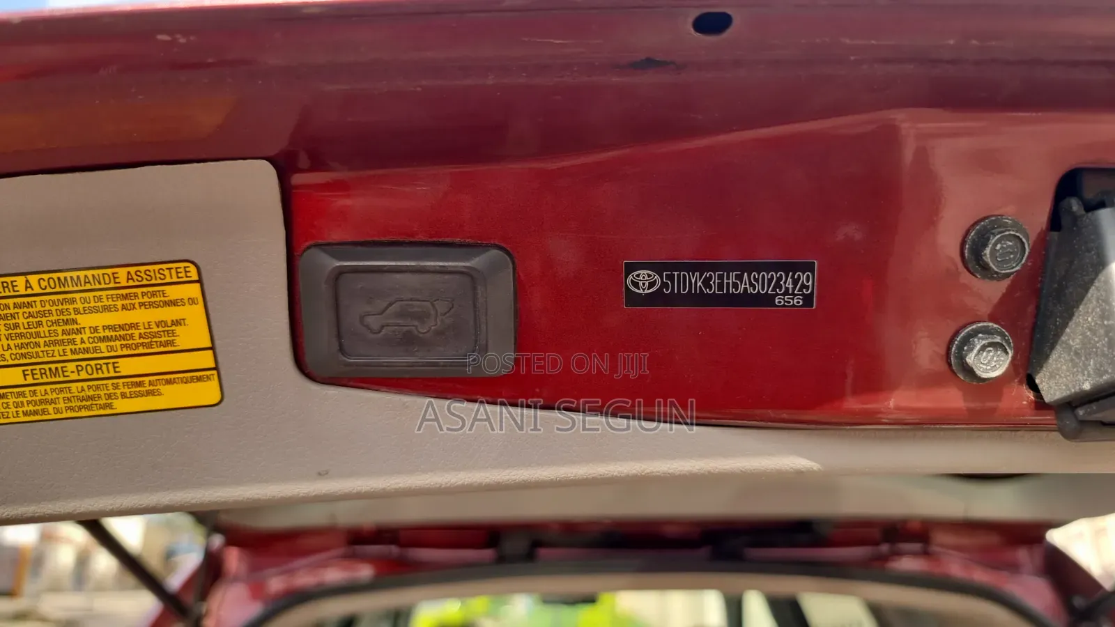 Toyota Highlander 2011 Burgundy