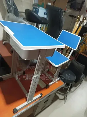 Adjustable School Desk and Chairs