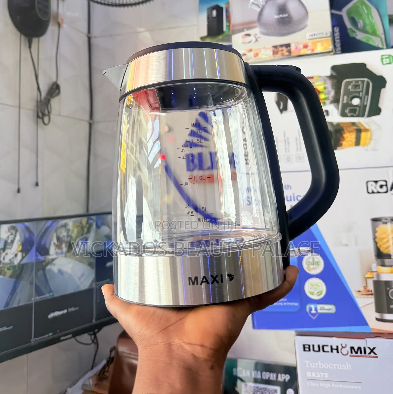 Maxi Kettle 1.7L Glass