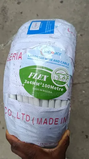4mm × 3 Core Flexible Cable Lagos Star | 100 Metres