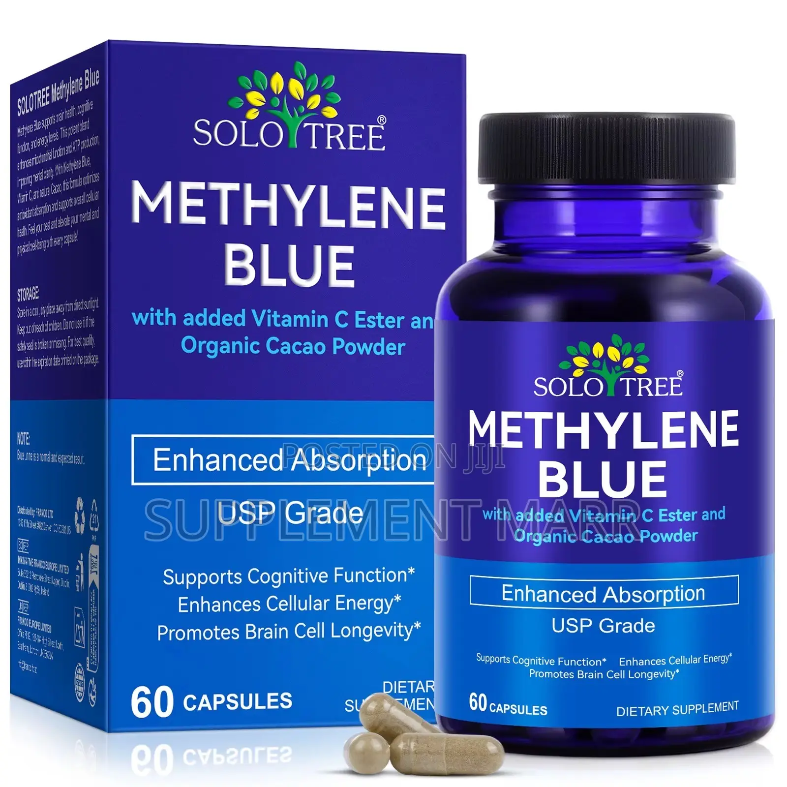 Methylene Blue Capsules - Vitamin C & Cacao – Enhanced Absorption