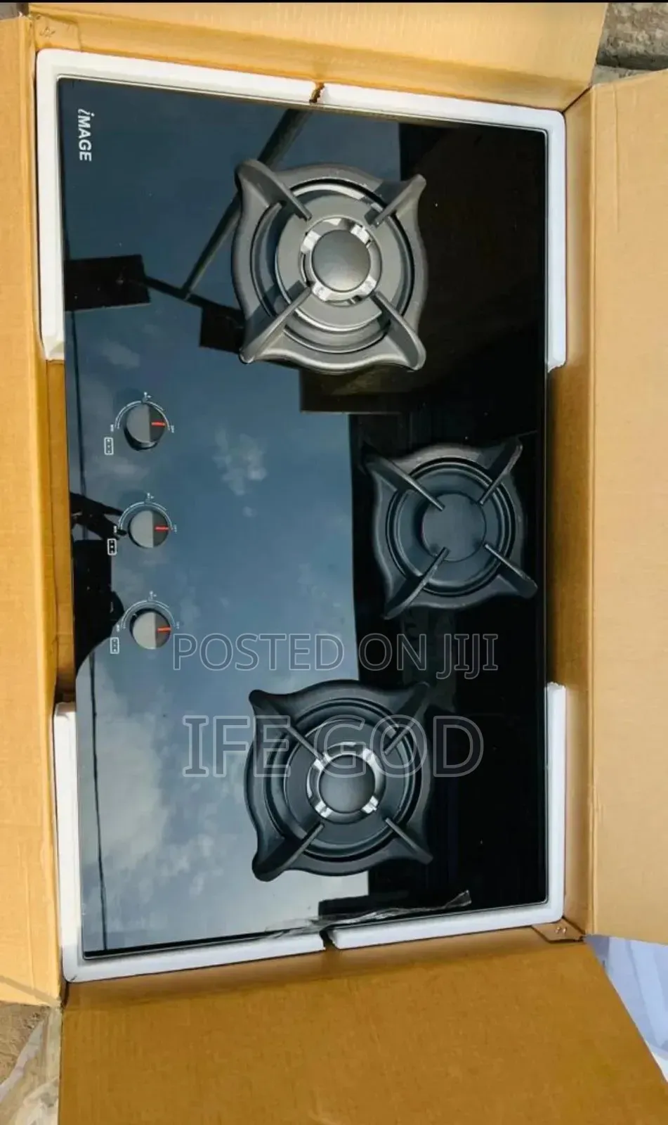 Original IMAGE Built-in 90CM 3 Burners Automatic Gas Cooker HOB Etc.