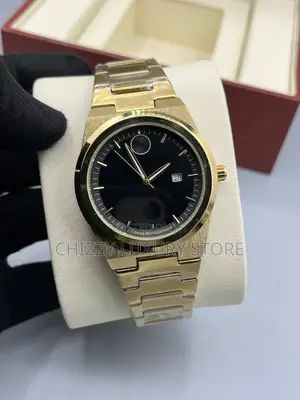 Movado Quality Men Chain Strap Wristwatch
